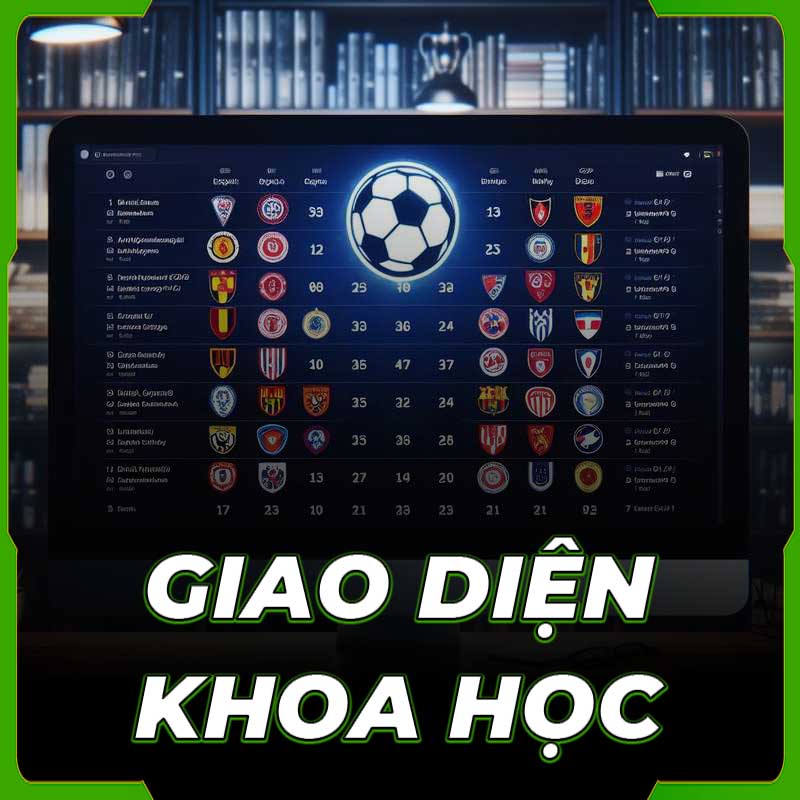 Giao diện sắp xếp cực kỳ khoa học